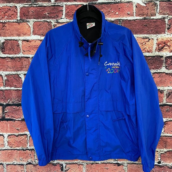 Vintage 2001 CARNAVAL MAZATLAN Mexico Windbreaker Jacket Men Fits Like an XL - Picture 1 of 10